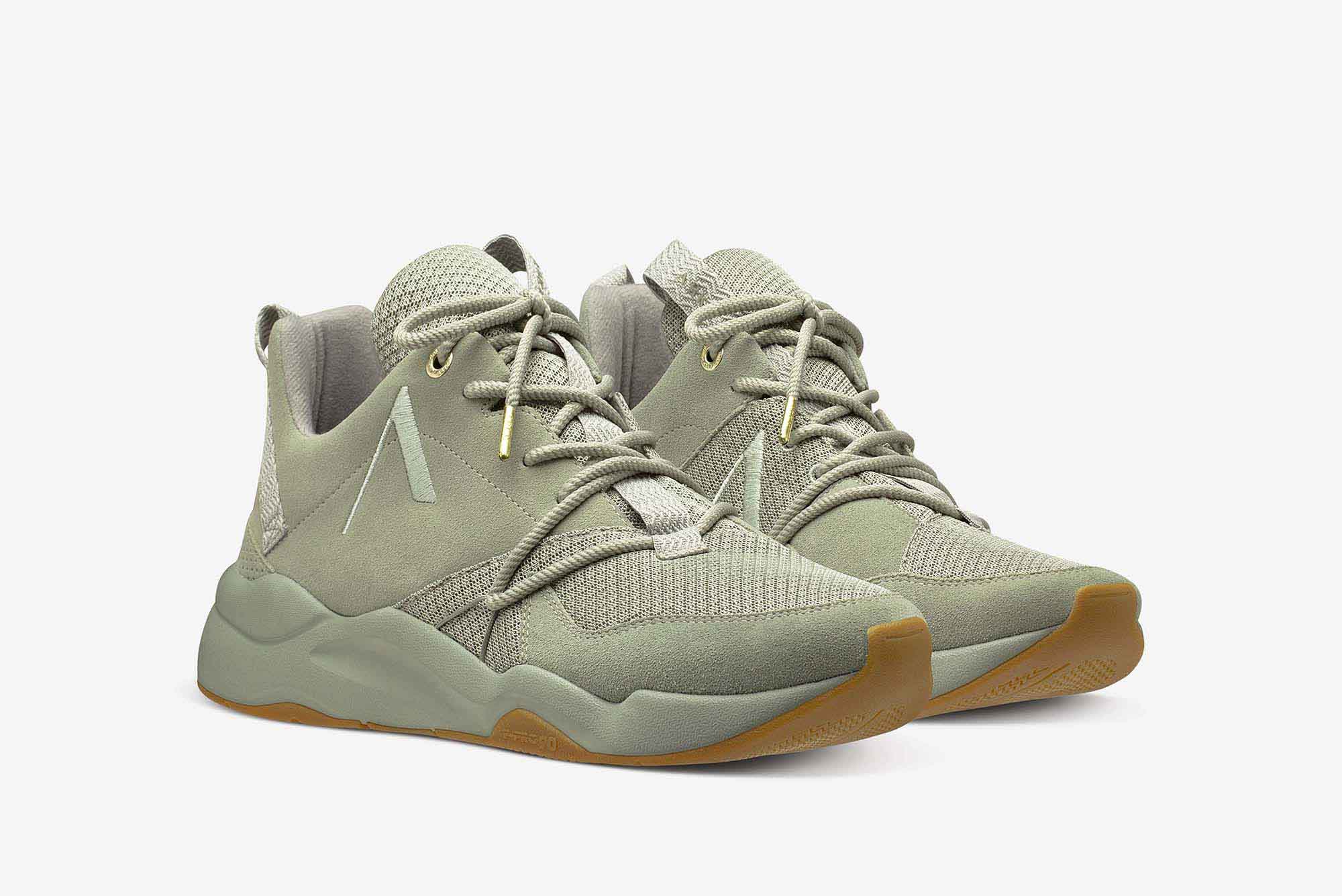 ARKK Collection Asymtrix Suede F-PRO090 Seagrass Gum - Women Asymtrix